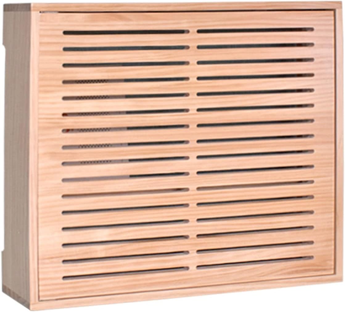 WiFi Wireless Router Storage Box Router Storage Box Simple Cable Management Box Multifunctional Wooden Wall Mounted Storage Box for Power Strip/Chargers/Adapters/Router Modem Router Holder Hider (Siz