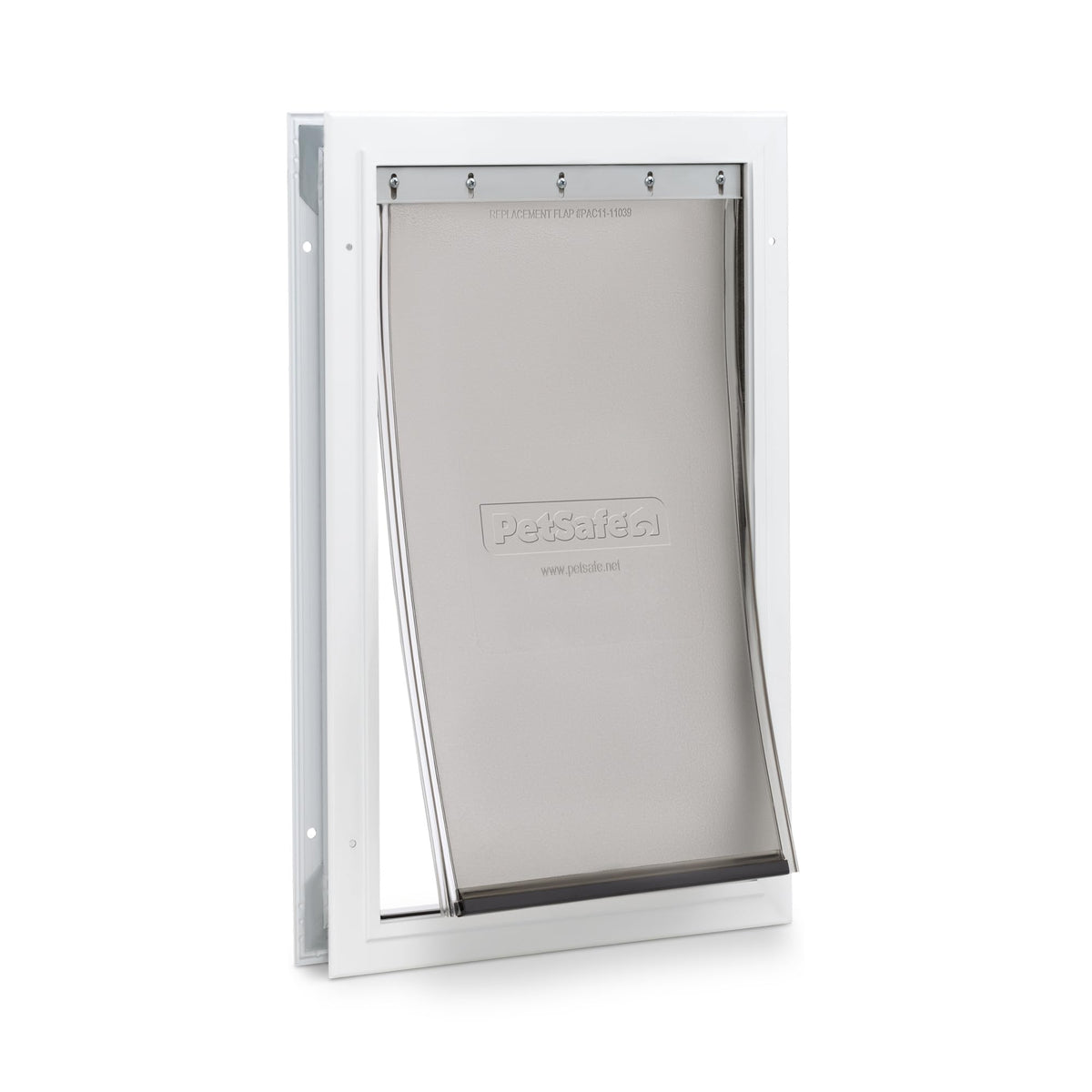 PetSafe Freedom Aluminum Dog & Cat Door, Pets up to 100 lbs, Large, White