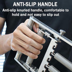 Strengthen Hand Grip Exerciser, Stainless Steel Hand Grip Strengthener, Maximum Load 330Lbs/150kg, 4mm-30mm Grip Distance Adjustable, for Wrist Forearm Finger Muscle Training