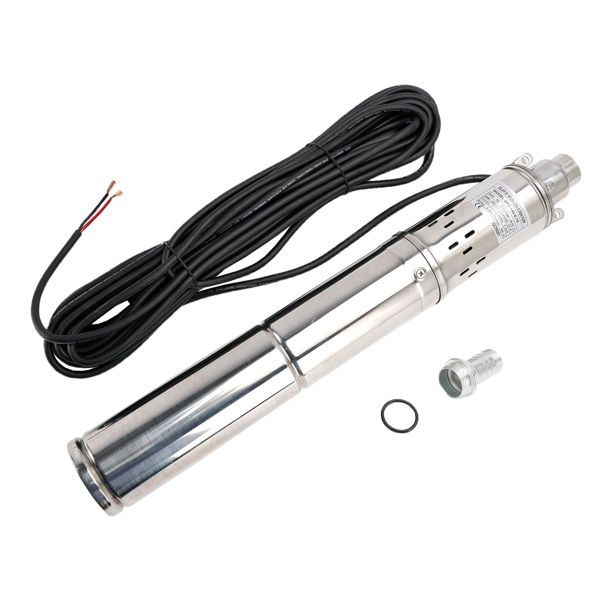 3" 48V 750W MPPT Screw Solar Bore Pump Submersible Deep Well Hole Steel 90M 750W Deep Well Solar Pump with 15M Line