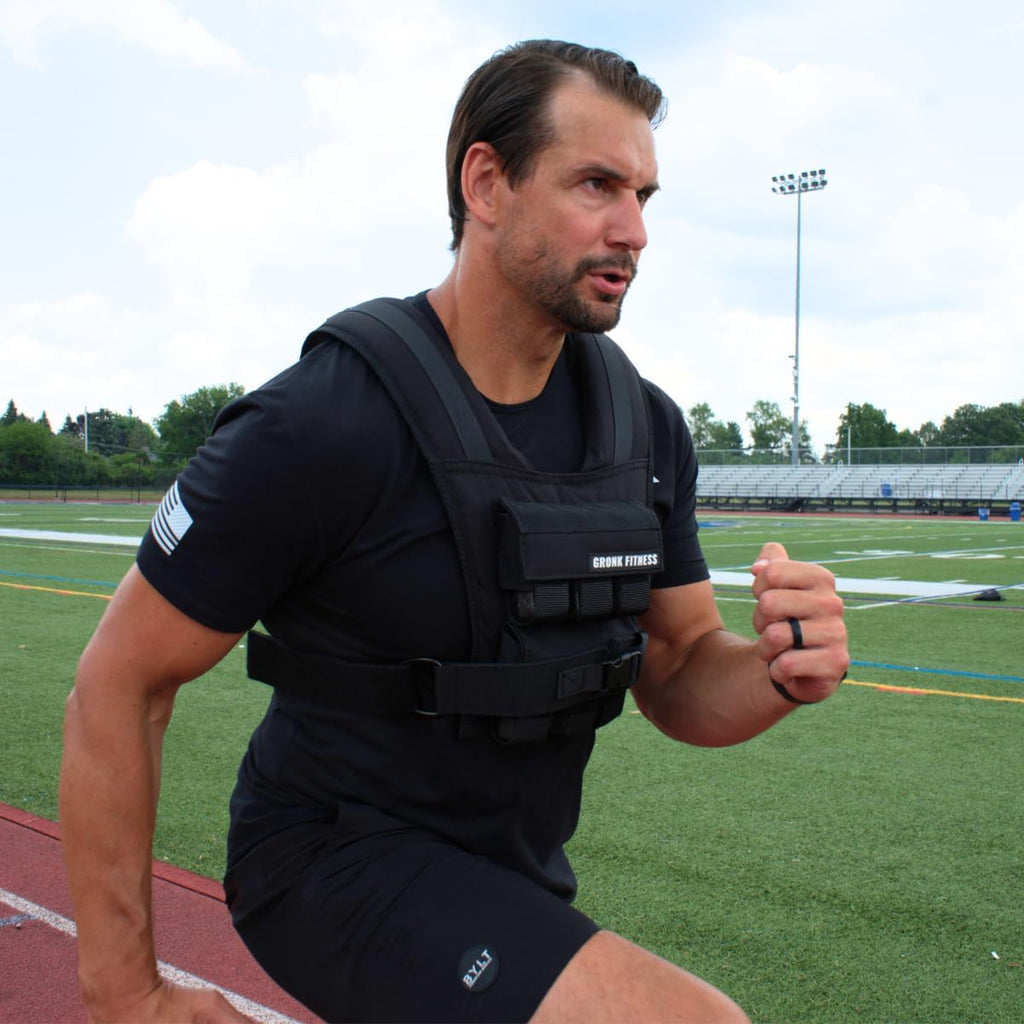 Gronk Fitness Weighted Vest | Adjustable Workout Vest