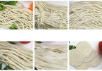 Commercial Pasta Roller Hand Crank Noodle Maker Manual Dough Machine