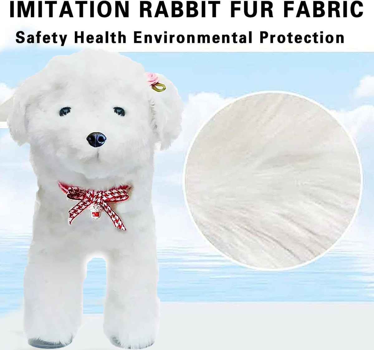 Male Dog Simulation Mating Toy, Dogs Interactive Sleeping Toys, Plush Doll Bride for Male Dog Anxiety Relief Vent Toys, for Estrus Dog, White,25cm