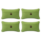 Outdoor Sunbrella Decorative Pillows Pack of 4, 20" x 12" Outdoor Pillow Set for Couch Bed Throw Patio Sofa, Airies Marble