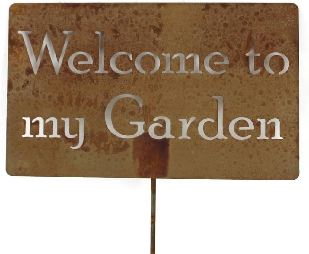 Funny Garden Stake 20 to 33 Inches Tall (The Vineyard, Large 28" Tall)