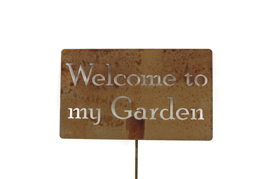 Funny Garden Stake 20 to 33 Inches Tall (Gardener Wanted, XL 33" Tall)