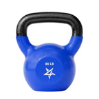 Yes4All Vinyl Kettlebell, 5–100 Lb Strength Training Kettlebell