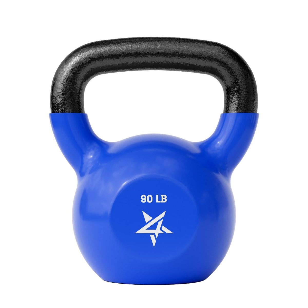 Yes4All Vinyl Kettlebell, 5–100 Lb Strength Training Kettlebell