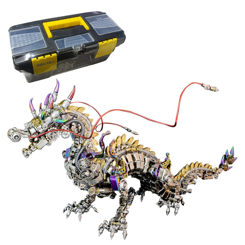 3D Metal Puzzle Bull-Headed Man Model Kit, 2500PCS DIY Assemble Steampunk Mechanical Demon Minotaur Model, Creative Handcrafted Metal Art Craft Desktop Display & Decoration for Adults
