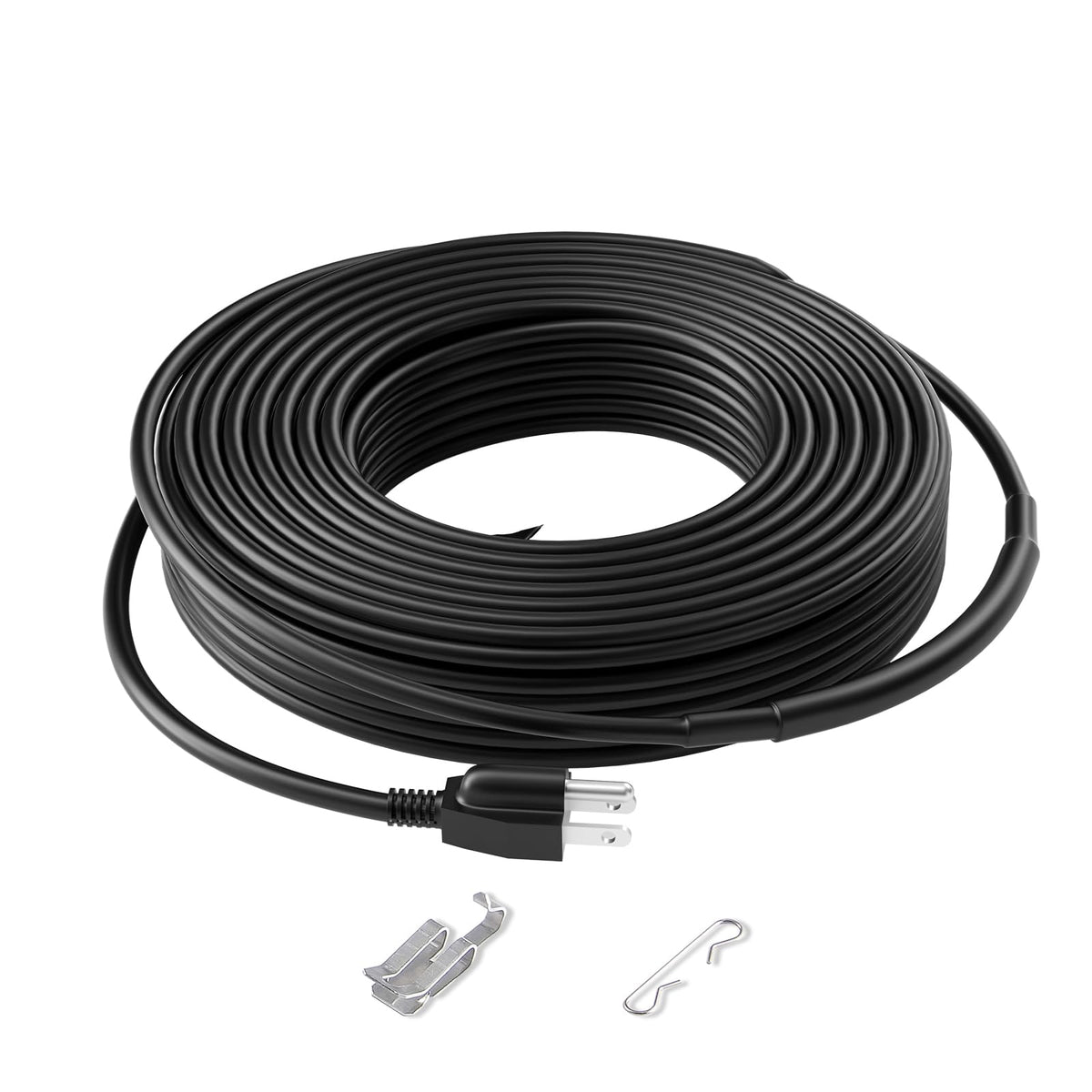 VEVOR Self-Regulating Pipe Heating Cable, 140FT 5W/FT Heat Tape for Pipes, Roof Snow Melting De-icing, Gutter and Pipe Freeze Protection