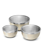 Caraway 6-Piece Stainless Steel Mixing Bowl Set with Glass Lids