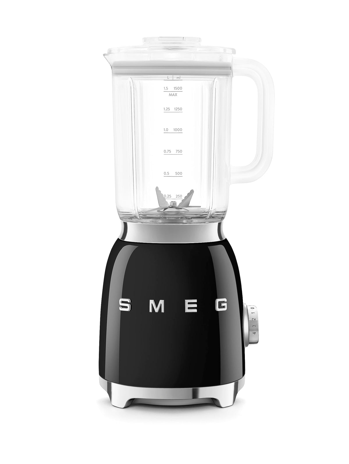 SMEG BLF03 Retro Style Blender – 600W Countertop Blender with 48 oz BPA-Free Jug, 3 Speeds + Pulse, Ice Crush & Smoothie Functions – 50s-Inspired Design-Cream