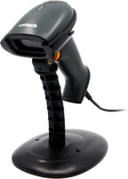UNITECH America 2D Imager Barcode Scanner, USB Cable, Plug and Play, Gooseneck Stand/Cradle, Black, Read 3mil barcodes, PDF417, QR Code, Data Matrix, Aztec Code, IP54, 1.5M Drop, MS838-2UCB0S-SG