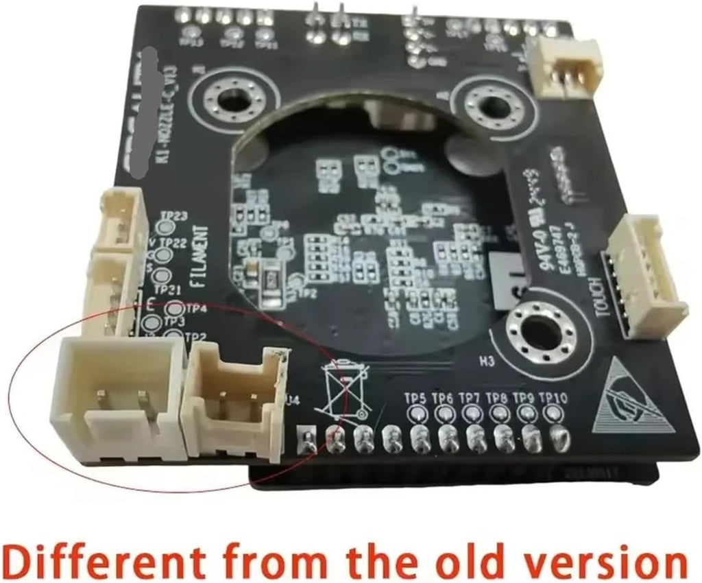 Nozzle PCBA Adapter Board, Extruder Circuit Connection Board and Print Head Interface Replacement Part, Compatible with Creality K1 Max, K1 and K1C 3D Printers