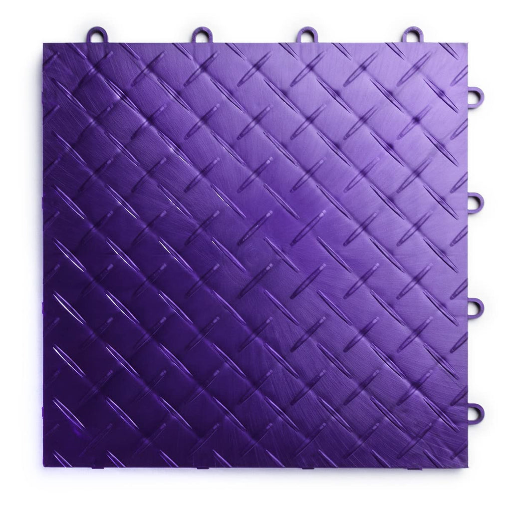 SnapLock RaceDeck Diamond 12"x12" Interlocking Garage Tiles, 24pk, Graphite
