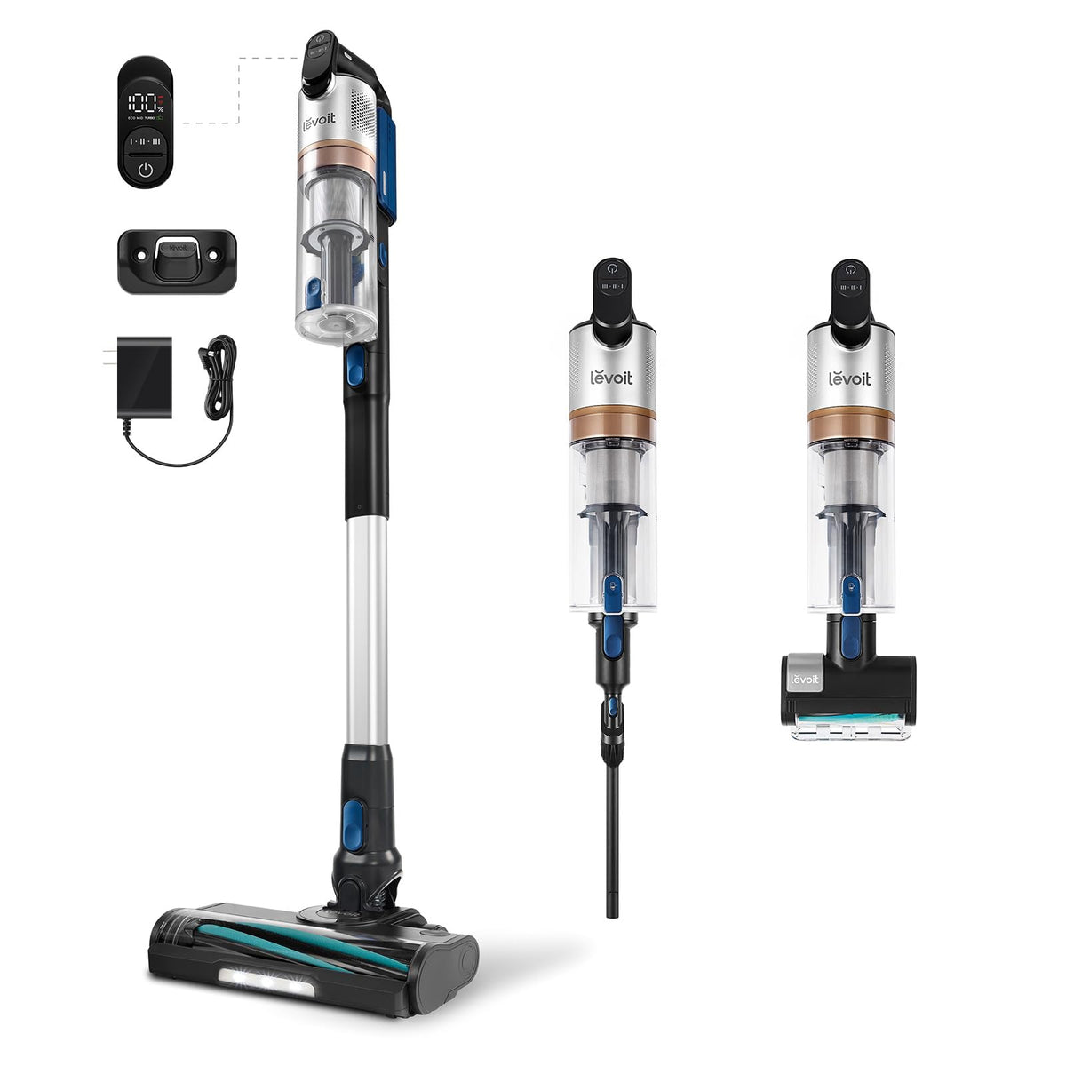 Levoit Cordless Vacuum Cleaner, Anti-Tangle for Pet Hair, Up to 50 Minutes