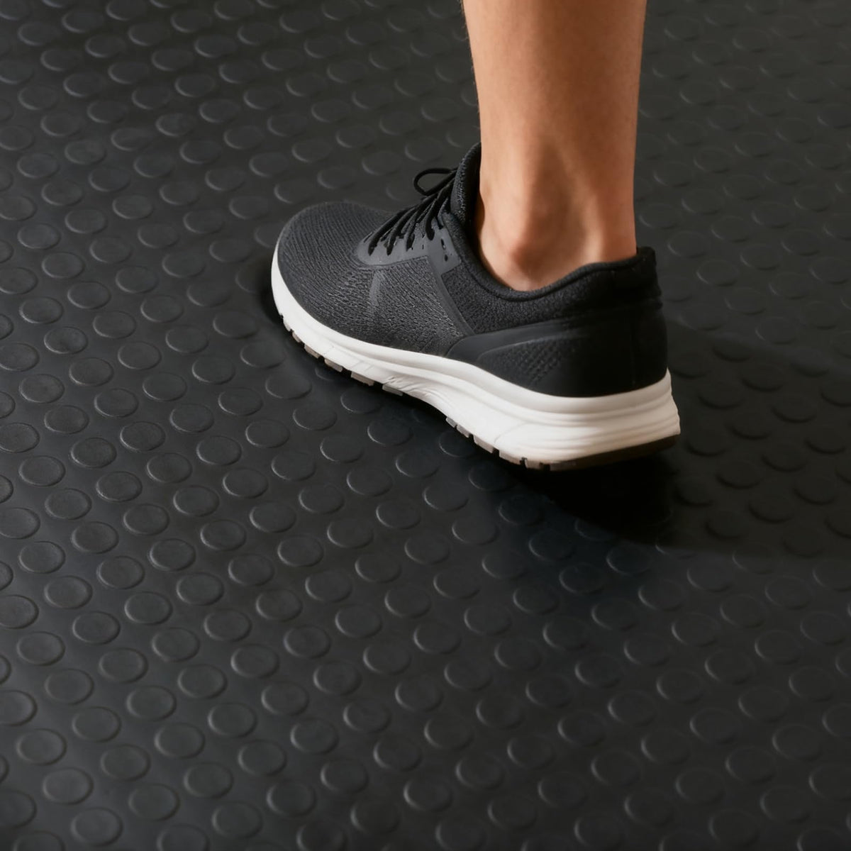 Garage Floor Mat Large Wear-resistant Coin Pattern Garage Mats for Floor, 2.5mm Non-Slip Garage Flooring Roll, 5 8 10 16 ft Length Rubber Mats for Home Gym(Blue,1.5x1.5m(4.9 x 4.9ft))