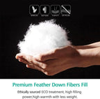 APSMILE Duvet Insert King,Fluffy Down Feather Fibers Comforter-All Season