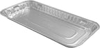 PACTOGO 11" x 5" x 1" Disposable Aluminum Foil Oblong Danish Cake Pans - Ideal Baking Tins for Sweets, Coffee Cakes, Danishes, Cookies, Brownies (Pack of 200)