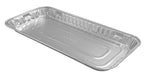 PACTOGO 11" x 7" x .75" Oblong Disposable Aluminum Foil Danish Cake Pans - Shallow Baking Sheets Ideal for Sweets, Cakes, Cookies (Pack of 100)