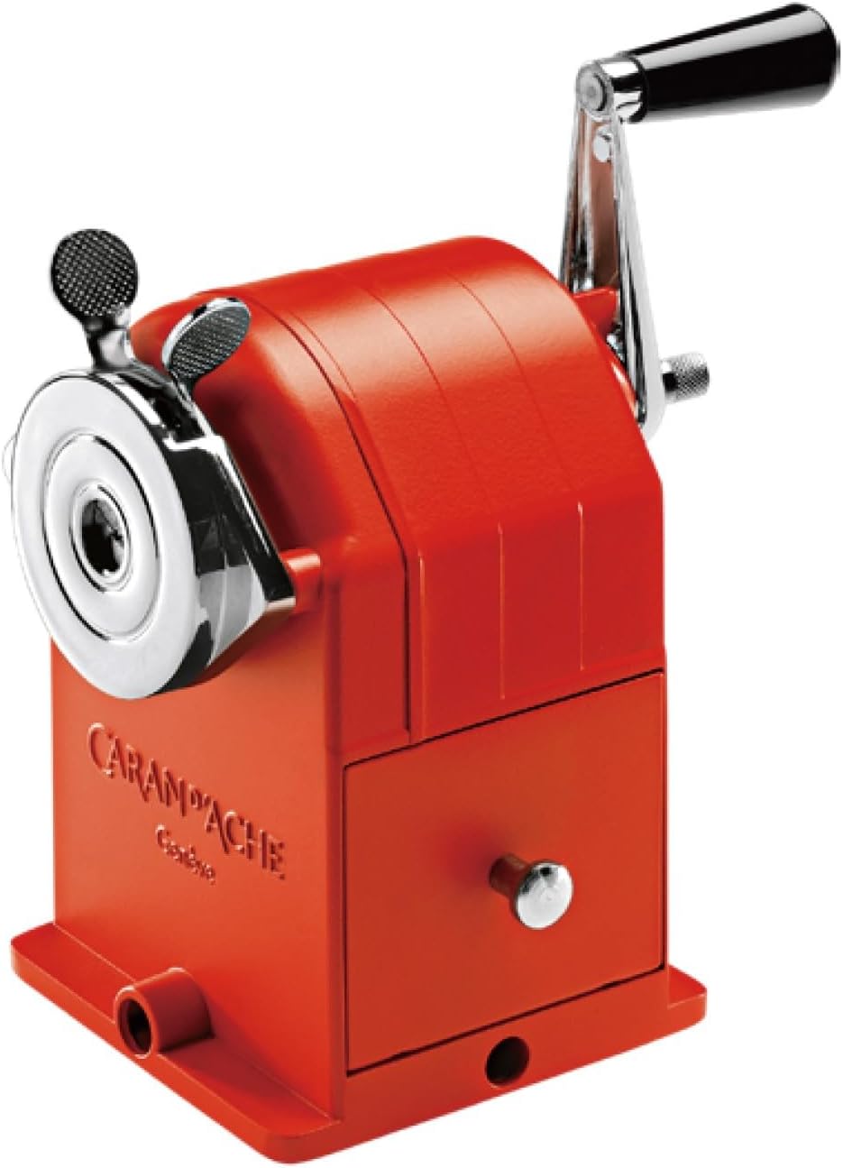 Caran D'ache 455.270 Pencil-Sharpening Machine Metal - Red
