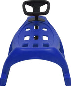 Snow Sled for Kids - Single Rider Winter Sleigh Kids Sled with Pull Rope and Steering Wheel -Outdoor Plastic Winter Sleigh Resistant 220lbs Capacity