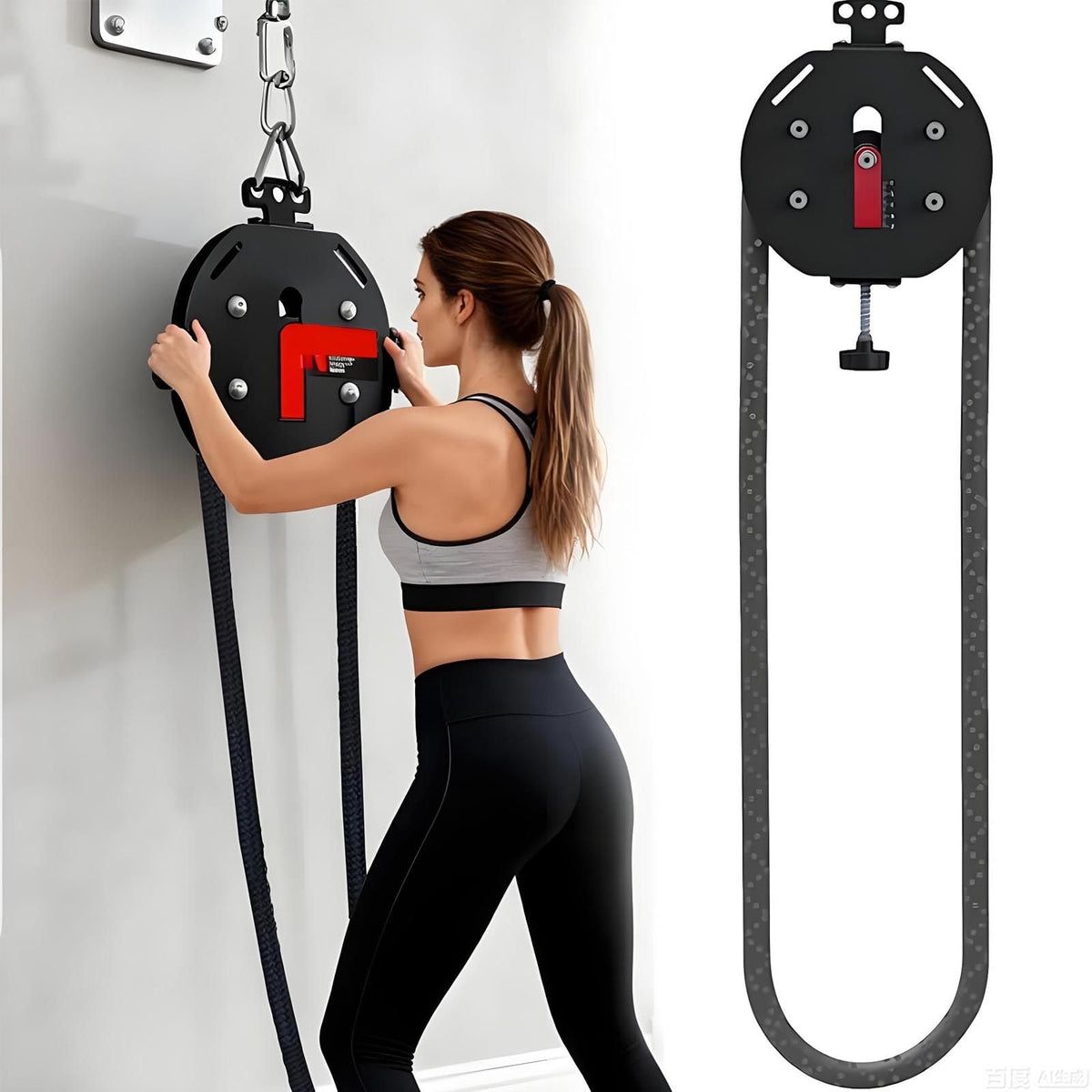 Endless Rope Trainer | Adjustable Resistance Trainer Machine | Suspension Endless Rope Pulley System| Closed-Loop Nylon Rope | Home Gym Infinity Rope for Interval Resistance Training