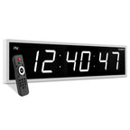 Ivation Oversized Digital Wall Clock with Large LED Display & Timer, 36"