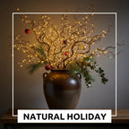 CZ Grain Natural Curly Willow Branches for Decor, 16-24 Inches Long - Wedding Centerpieces, Christmas Decorations, Floral Arrangements, Wreathmaking & Craft Projects (50 Curly Branches)