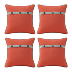 Outdoor Sunbrella Decorative Pillows Pack of 4, 20" x 12" Outdoor Pillow Set for Couch Bed Throw Patio Sofa, Airies Marble