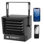 Bonnlo 6000W Electric Garage Heater with Remote & Smart WIFI Control Black