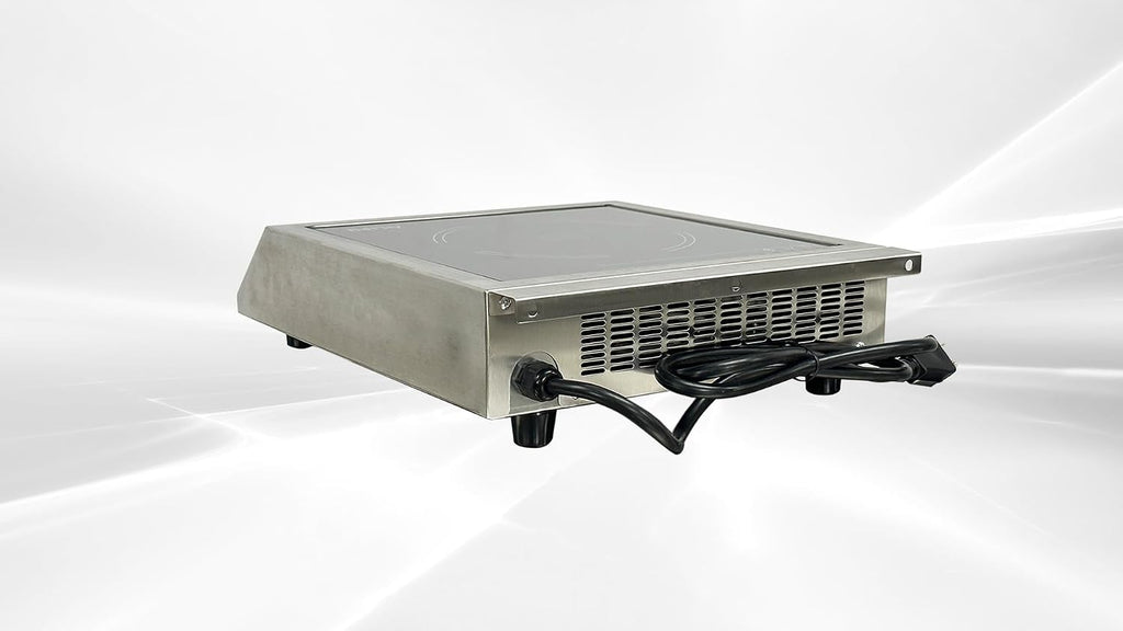 Commercial Induction Cooker, 3500W, 240V, Stainless Steel, Digital Control Panel ETL A80