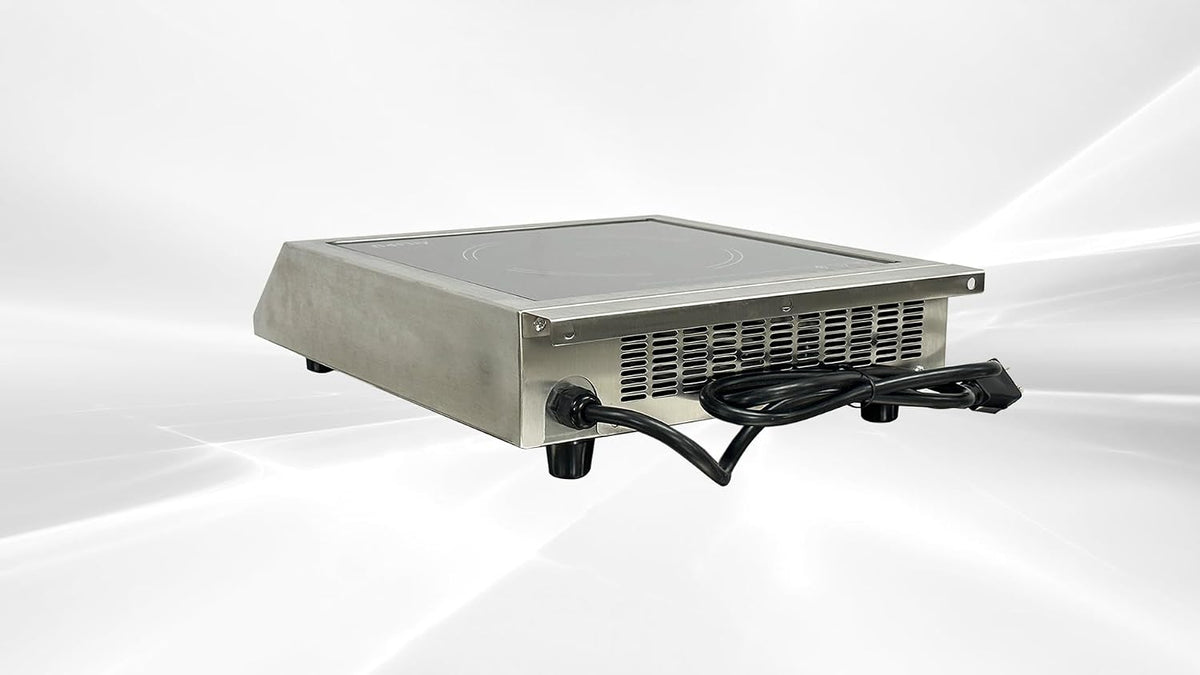 Commercial Induction Cooker, 3500W, 240V, Stainless Steel, Digital Control Panel ETL A80
