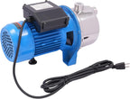 1.5 HP Shallow Well Pump 1.5KW Shallow Well Jet Pump 15 GPM 157.5ft Lift Electric Sprinkler Booster Pump for Garden Lawn Home Irrigation Pressure Booster Pump