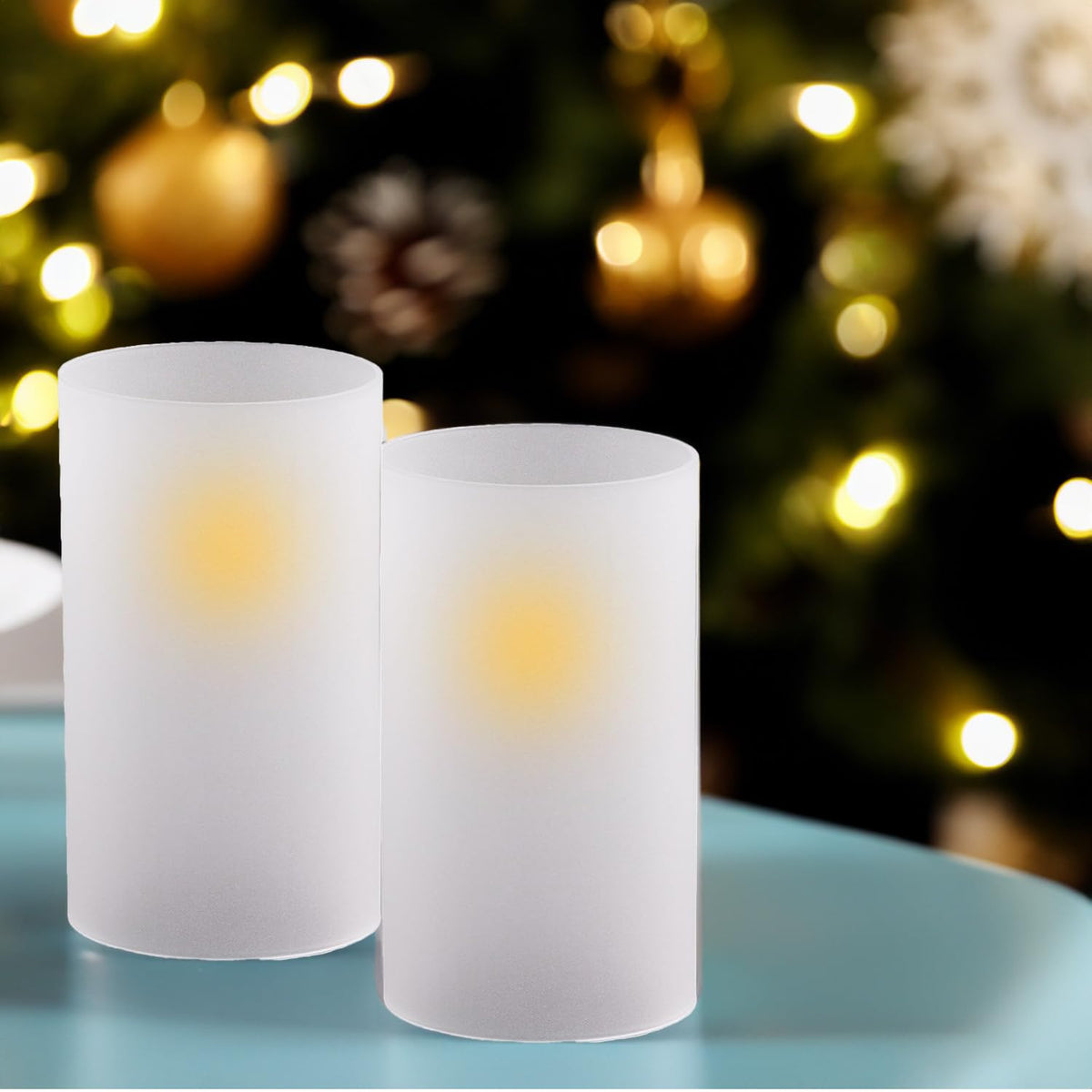 WGVI Hurricane Candle Holder Sleeve, W: 2.5", Ht: 14", Frosted Glass Cylinder Open Both Ends, Chimney Tube Shade, 12 Piece
