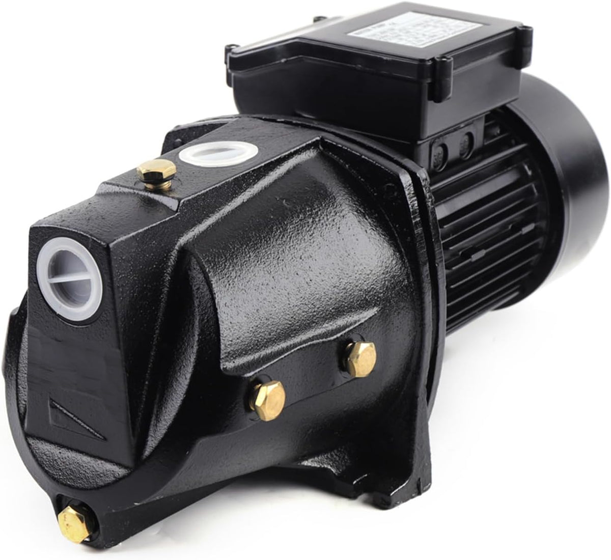 1 HP 750W Well Jet Pump, 110V Cast Iron Shallow Well Jet Pump Q Max 4000L/H(17.5 Gpm) Adjustable Pressure Switch 3420 Rpm Deep Water for Supplying Fresh Water to Large Homes