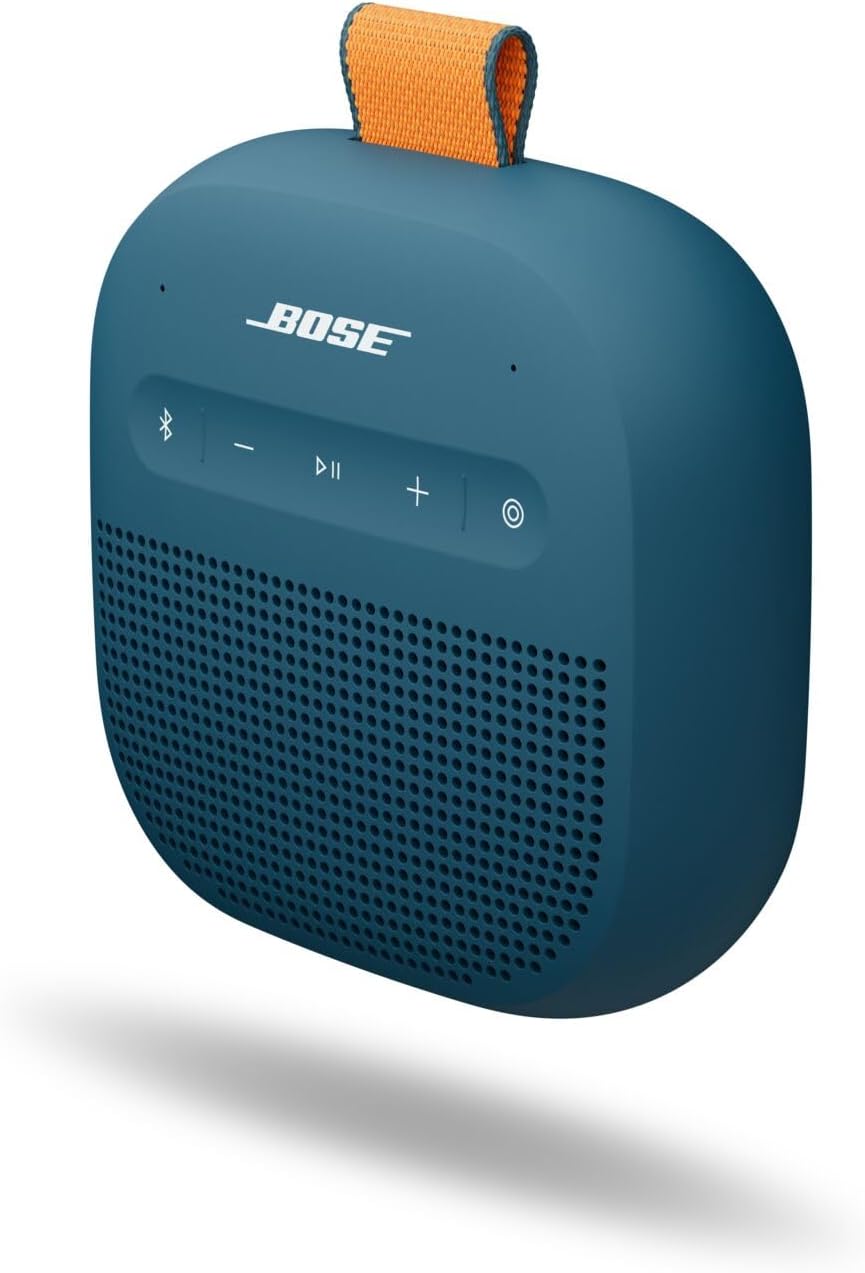 Bose SoundLink Micro Portable Bluetooth Speaker (2nd Gen), Wireless Outdoor Speaker, Up to 12 Hours Battery Life, Waterproof and Dustproof, Twilight Blue - Limited Edition Color