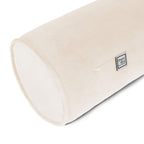Sherry Kline Velvet Neck Bolster Pillows Set of 2, Plush Velvet Decorative Cylinder Throw Pillows for Couch, Sofa & Bed, Round Accent Pillow, Back & Neck Support, Brown, 18" x 6"