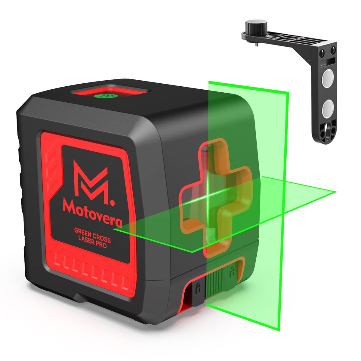 Motovera Self Leveling Laser Level 100ft, Green Cross Line with Tripod, 4 Brightness Modes & Pulse Function, Manual & Self-Leveling Modes, IP54 Waterproof for Picture Hanging, Tile, DIY Construction