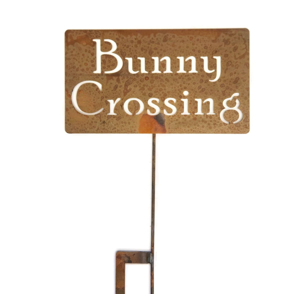 Funny Garden Stake 20 to 33 Inches Tall (No Pesticides Please, XL 33" Tall)