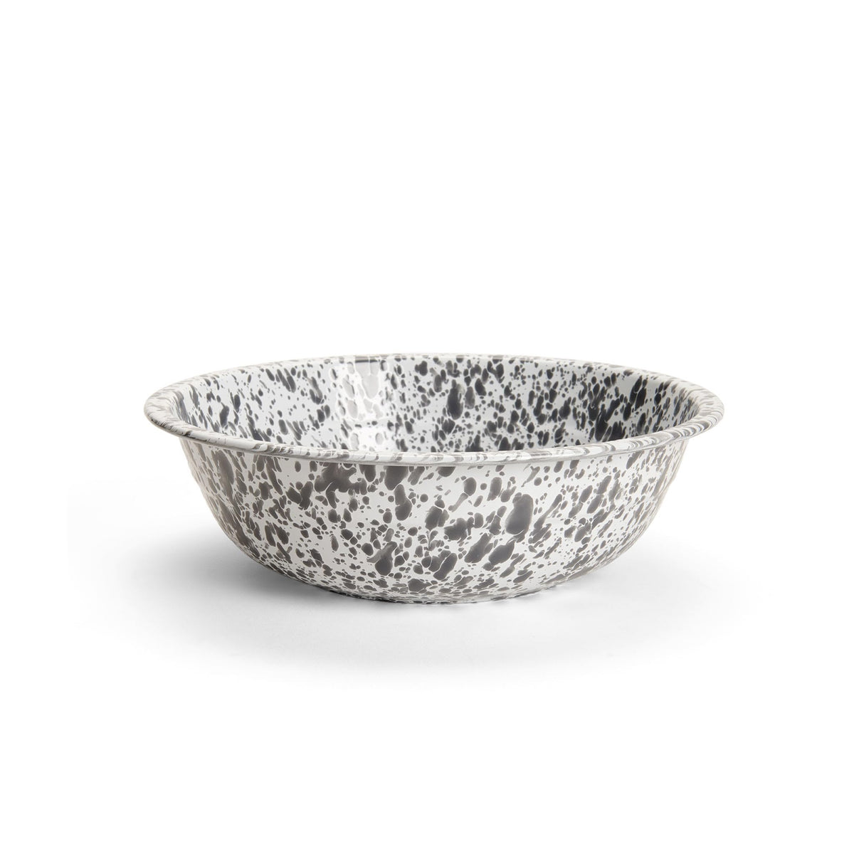 Enamelware Benson Basin, 32 quart, Red/White Splatter (Single)