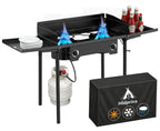 3 Burner Propane Gas Stove with Dustproof Cover