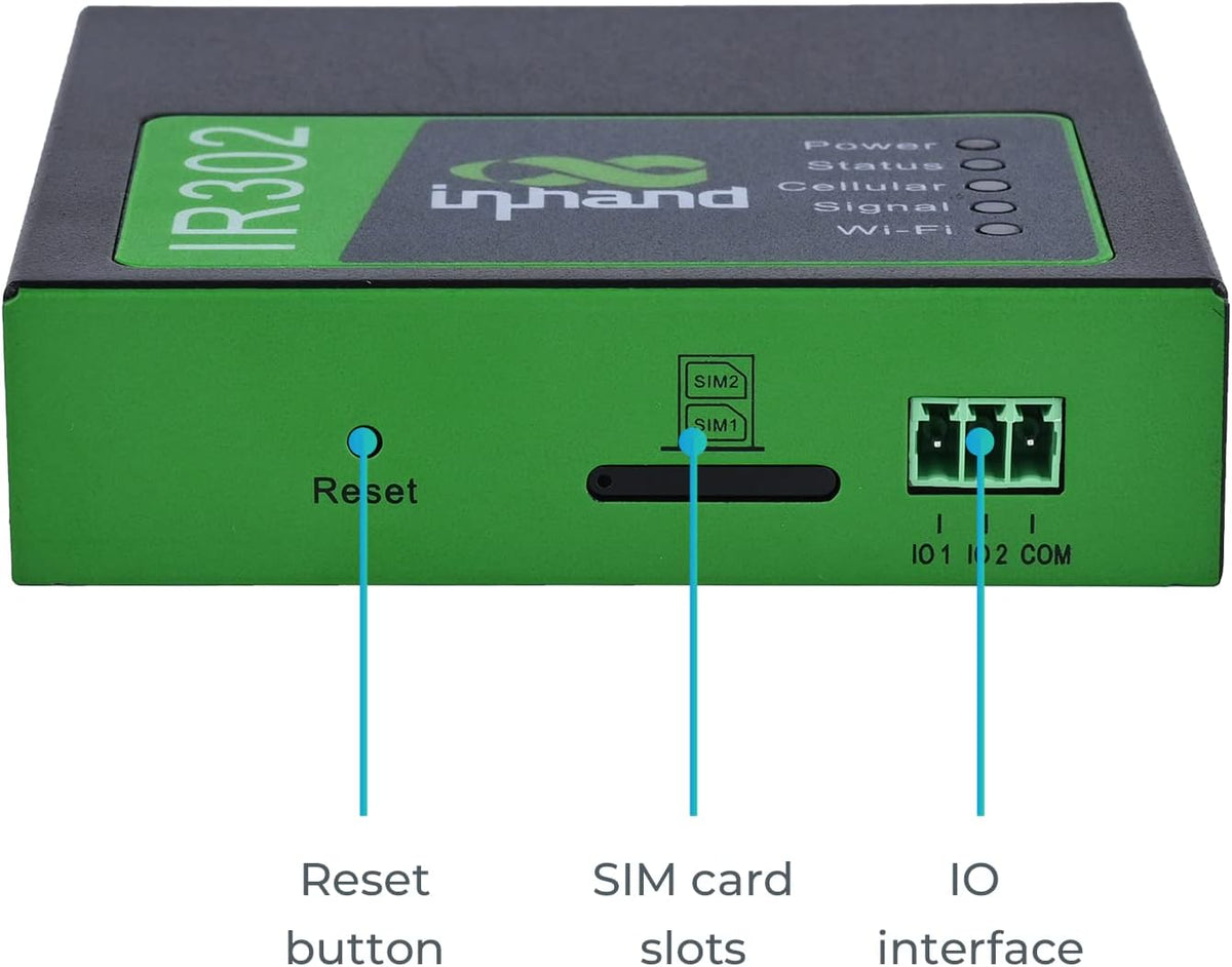 InHand Networks IR302 Industrial IoT 4G LTE VPN Cellular Router