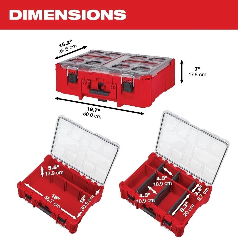 New 48-22-8432 Tool Boxes for Milwaukee Adjustable Deep Organizer
