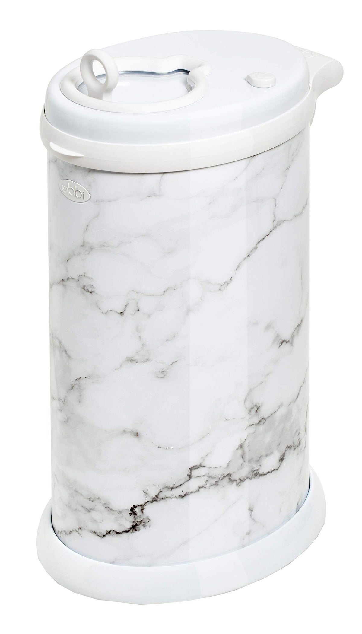 Ubbi Stainless Steel Diaper Pail, No Special Bags, Odor-Locking, Taupe
