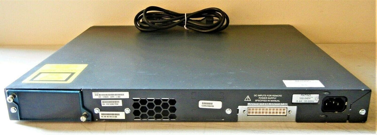 Cisco WS-C2960S-24PS-L 24 Poe+ Ge+4 1g Sfp, 370w Switch (Renewed)