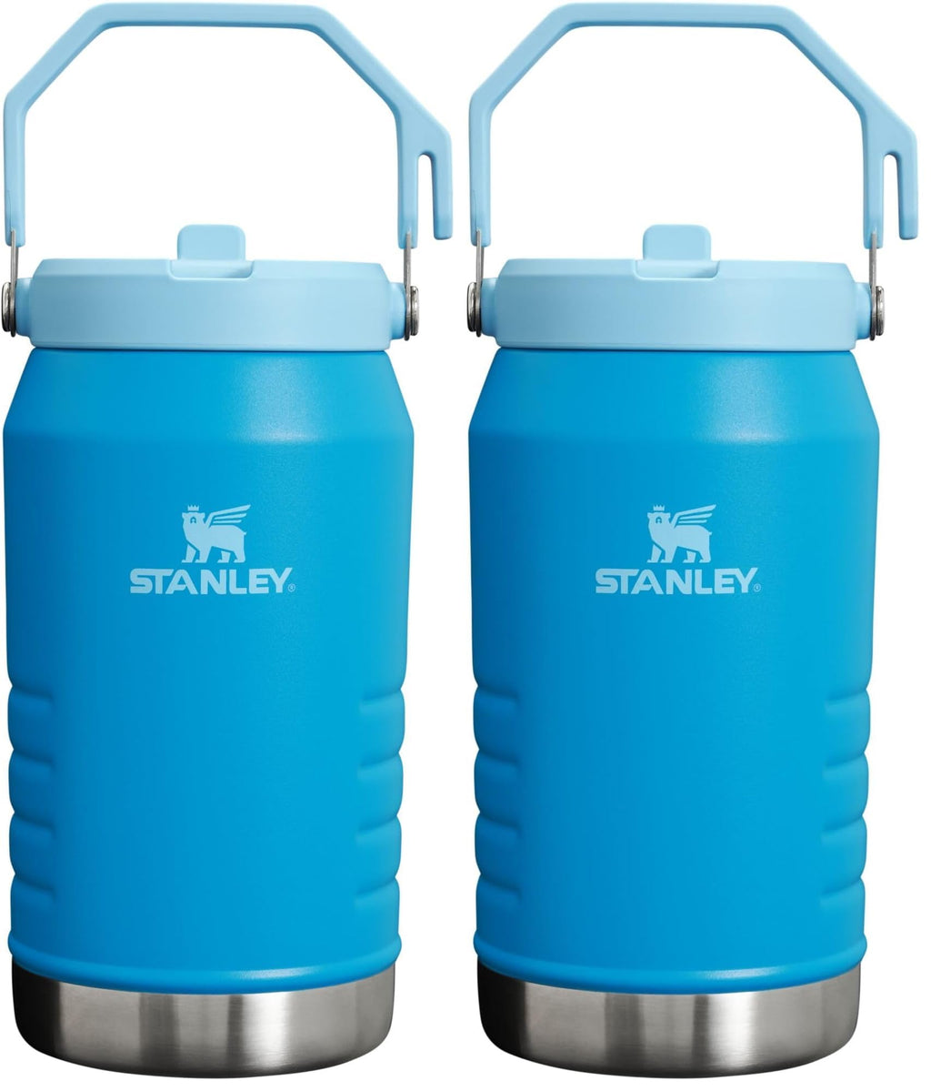 STANLEY IceFlow Flip Straw 2.0 Jug, 96 oz, Chalk