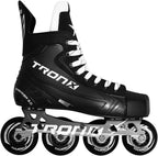 TronX Stryker 3.0 Senior Adult Junior Kids Inline Roller Hockey Skates, New Model