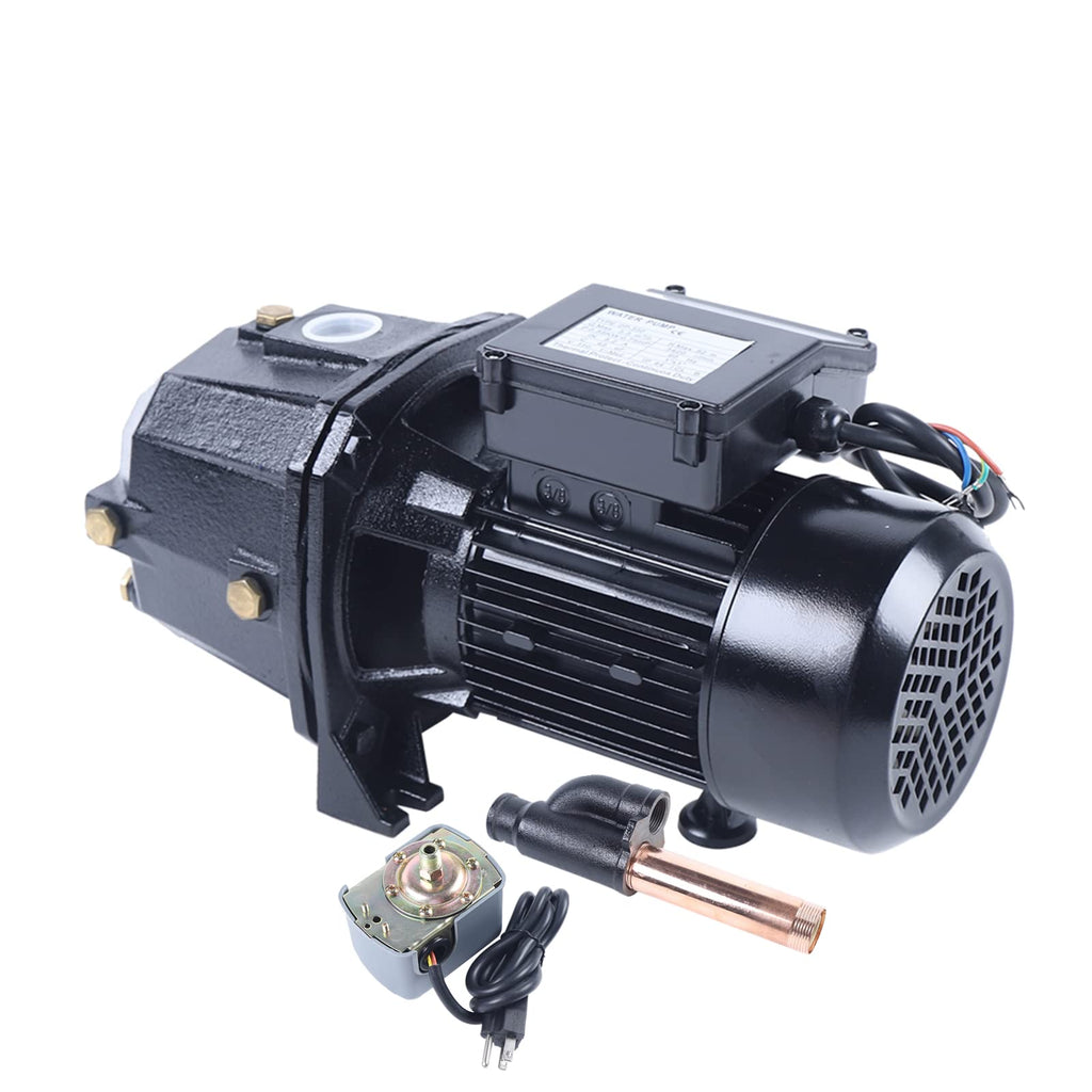 1.5 HP Shallow Well Pump 1.5KW Shallow Well Jet Pump 15 GPM 157.5ft Lift Electric Sprinkler Booster Pump for Garden Lawn Home Irrigation Pressure Booster Pump