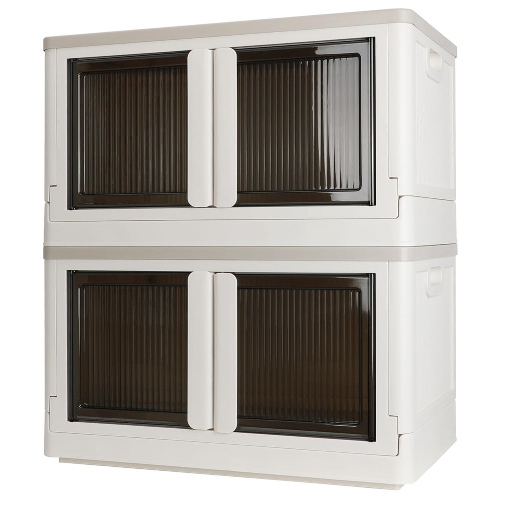 Storage Box, Plastic Cabinet, 8.4 Gals (32L) Each One, 4 Packs